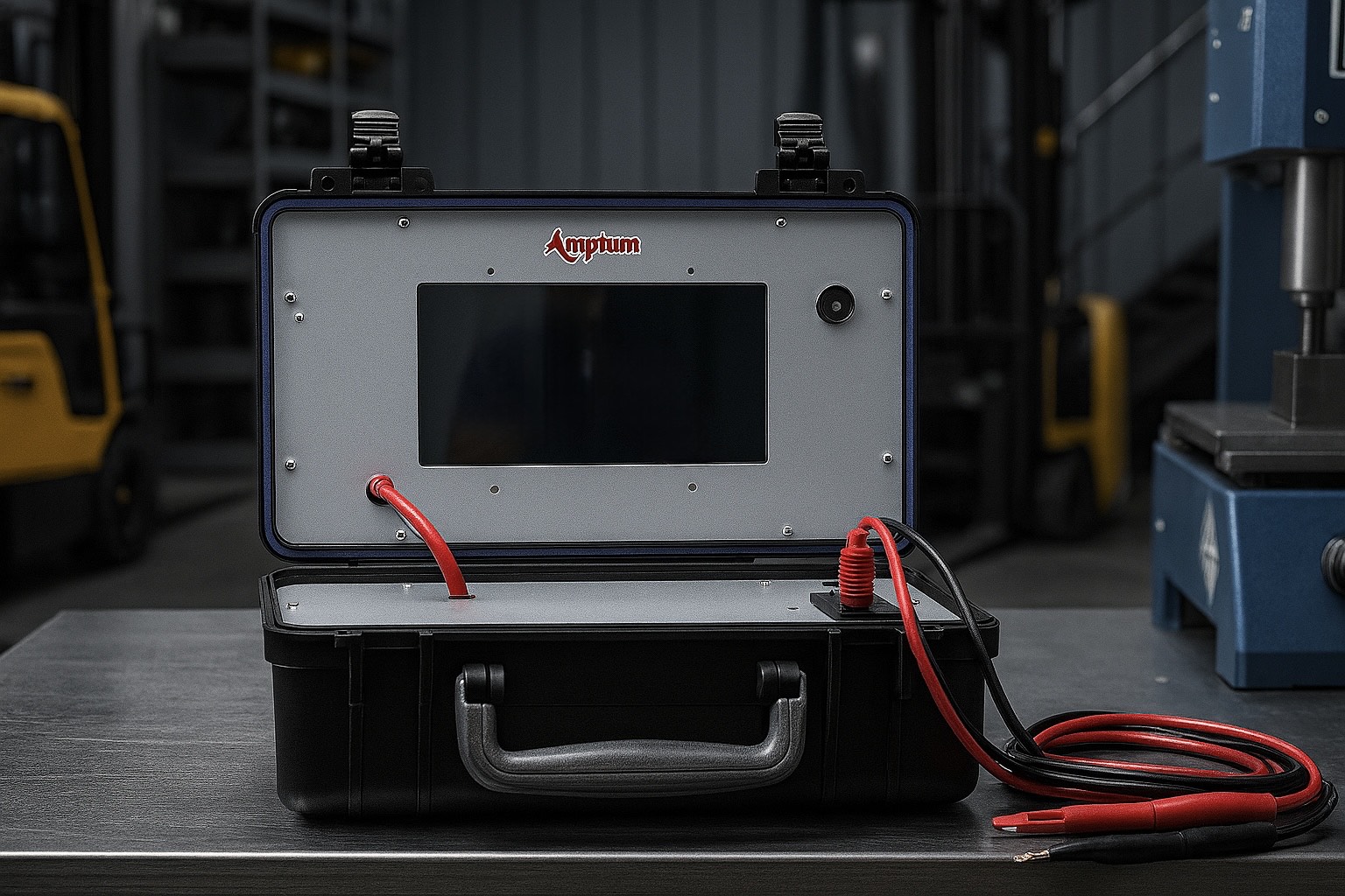 Amptan Battery Analyzer - Interface Display